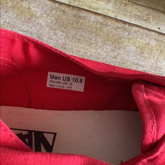 Men’s vans no lace red slip on’s size 10.5 - Picture 5 of 11